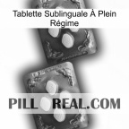 Tablette Sublinguale À Plein Régime 01